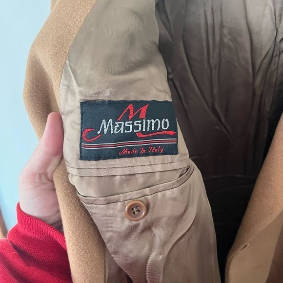 Massimo | made in Italy | vintage camel cashmere and wool bend dress jacket - Picture 3 of 9